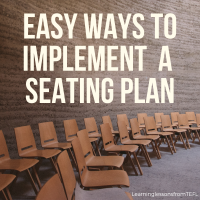 Easy ways to implement a seating plan