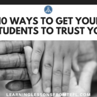 10 ways to get your students to trust you